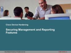 Securing Management and Reporting Features