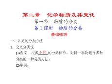 化学物质及其反应