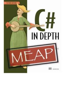 Manning C# in Depth 2nd Edition