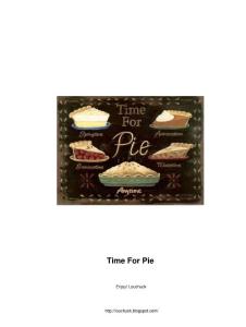 Time For Pie