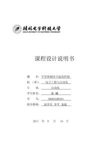 课程设计报告模板