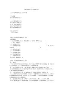 寧波日報投資委員會商業計劃書