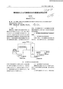 攀钢煤化工公司横管式初冷器腐蚀原因分析