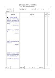 IRIS内审检查表-外包管理