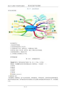 2014注评-机电设备-习题精讲班-达江-讲义0301