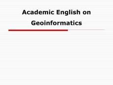 Academic English on Geoinformatics-04