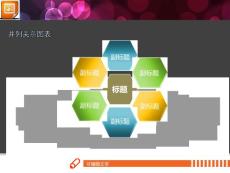 PPT图表模板-并列关系