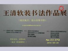 王清軟裝書法作品展