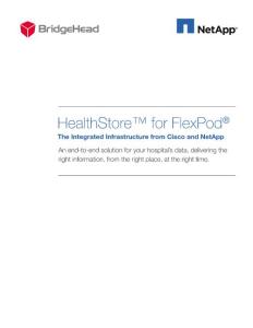 HealthStore™ for FlexPod®