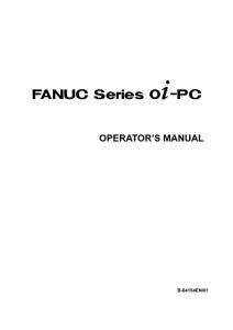FANUC B-64154EN-01 0i-PC操作说明书