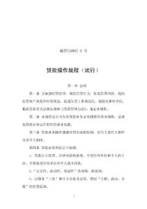 小额贷款公司贷款业务操作规程实施细则