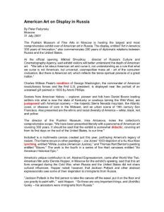 07【財經(jīng)英文選輯】American Art on Display in Russia