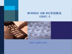 MF000002 GSM BSC系统概述ISSUE1.0