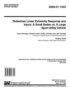 Pedestrian Lower Extremity Response and