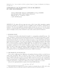 variability of nutations can it be driven by the atmosphere
