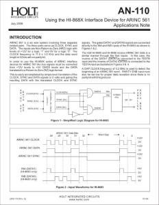 using the hi-868x interface device for arinc 561