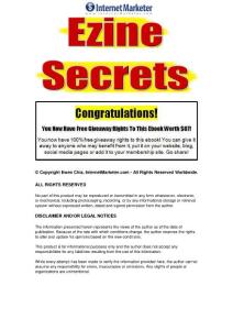 how to make cash online by creating your own ezine