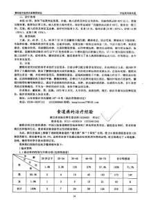 食道癌的治疗经验