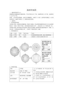 初中地理知识点