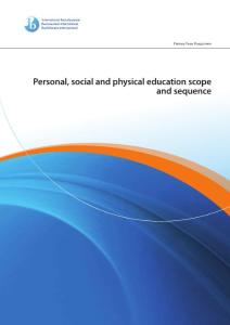 PYP PSPE scope and sequence