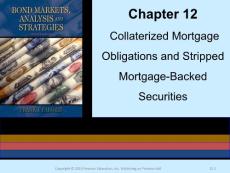 固定收益证券Collaterized Mortgage Obligations and Stripped Mortgage-Backed Securities