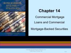 固定收益证券Commercial Mortgage Loans and Commercial Mortgage-Backed Securities