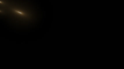 正在燃烧的流星划破夜空