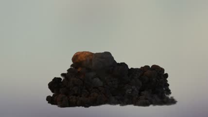 接连三次爆炸素材