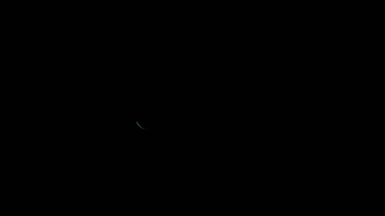 绿色线条画倒8字素材