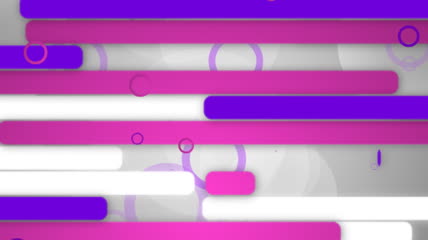 紫粉白三色线条屏幕中穿插效果