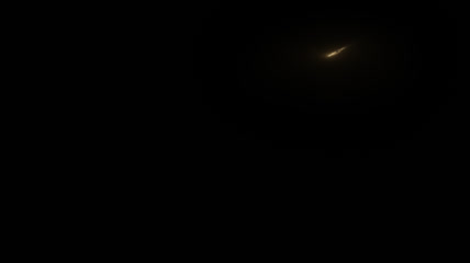 远距离流星划过夜空素材