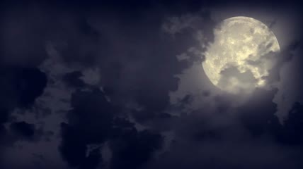 乌云遮罩月亮动画