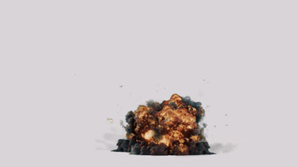 实体爆炸效果视频素材