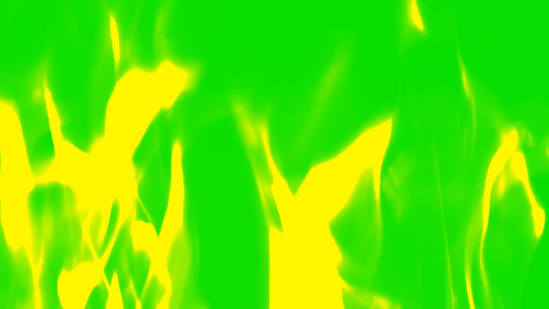 绿屏抠像燃烧的黄色火苗