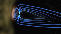 宇宙射线地球磁场屏蔽太阳风暴