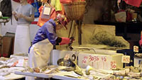 香港海鲜市场素材