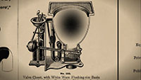 马桶历史博物馆坐便器发明机械原理二维动画