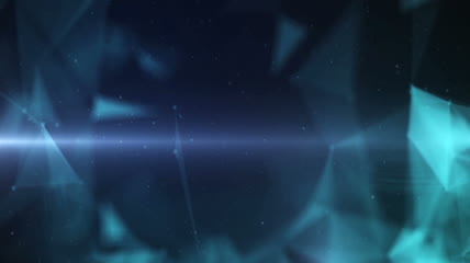 plexus点线蓝色科技背景