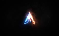 闪电logo展示
