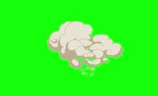 绿屏抠像爆炸烟雾