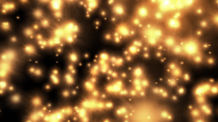 金色的粒子爆炸转场素材