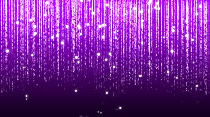 紫色瀑布珠帘背景素材