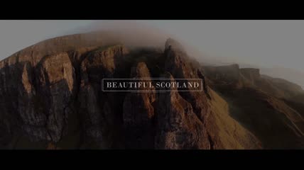 美丽的苏格兰实拍视频素材