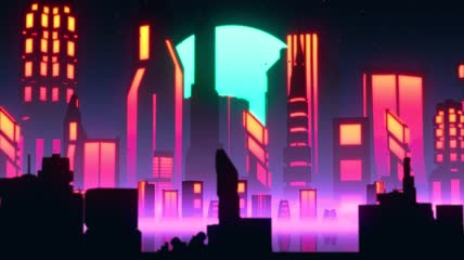 繁华都市唯美夜景