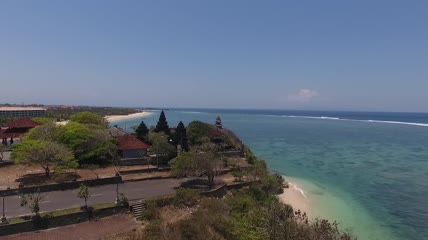 巴厘岛海边航拍