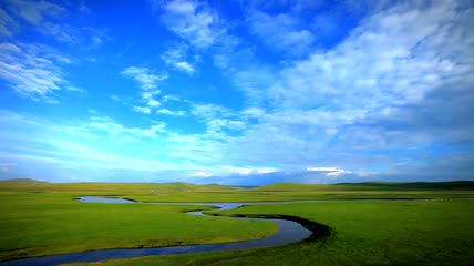 黄河河流生态唯美大场面蜿蜒河流实拍视频素材