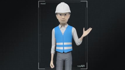 3d卡通男主持人ae模板_带教程