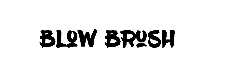 Blow Brush字体