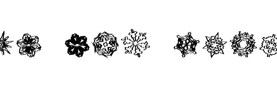 Paper-Snowflakes字体