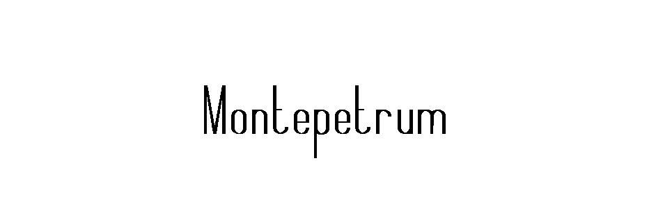 Montepetrum字体